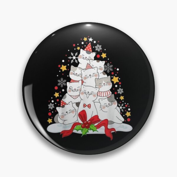 Item preview, Cute Merry Catmas Tree Lights Christmas Funny Cat designed and sold by Design99Hill.