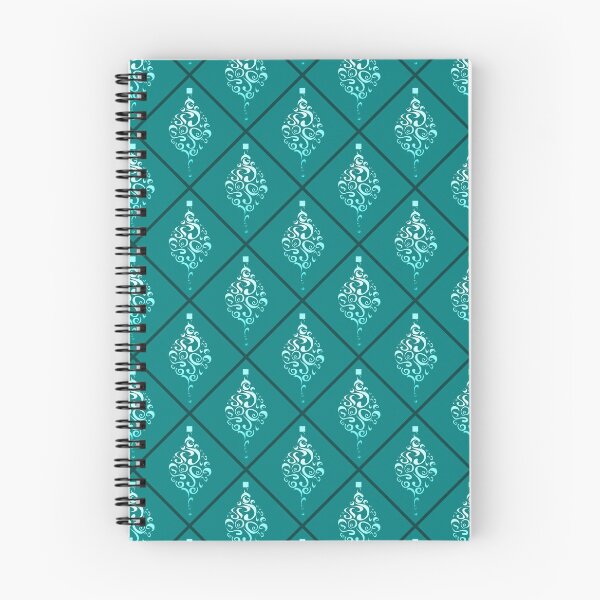 Item preview, Cyan Holiday Ornaments Darker Diagonal on Teal 5748 designed and sold by Art in My Loft.