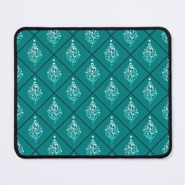 Item preview, Cyan Holiday Ornaments Darker Diagonal on Teal 5748 designed and sold by Art in My Loft.