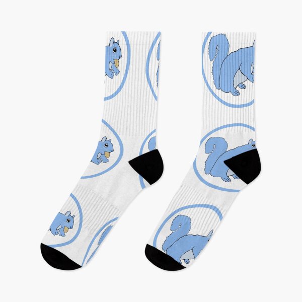 Item preview, Cute Blue Squirrel with nut round design designed and sold by Haloproductions.