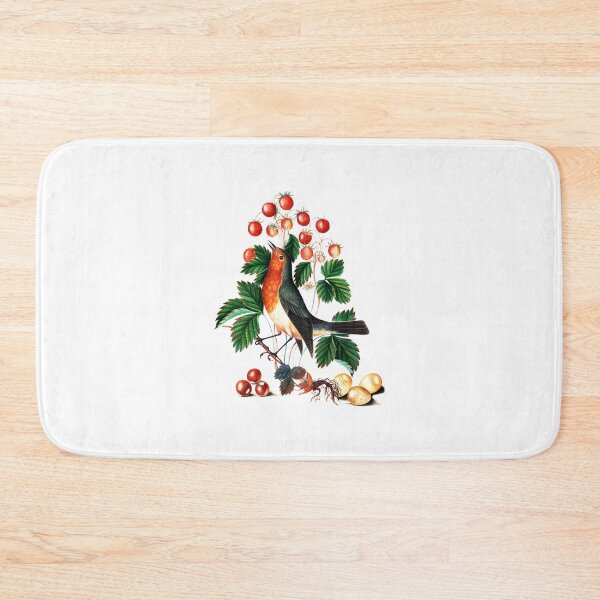 Item preview, Robin Enjoying some Wild Strawberries designed and sold by mrtom414.