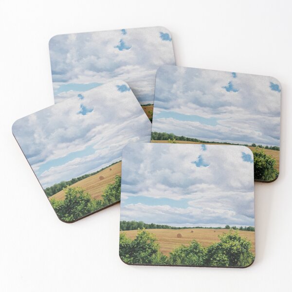 Item preview, Hay Field with Bales designed and sold by JoCzech.