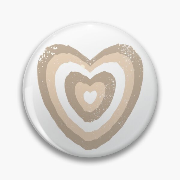 Item preview, Trendy wavy beige and white heart. designed and sold by Violonchella.