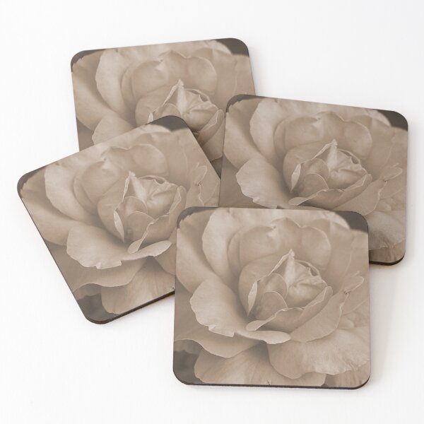 Item preview, Large Beautiful Rose in Sepia Brown Tone designed and sold by JariHawk.