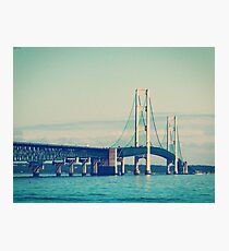 Mackinac Bridge Photographic Print