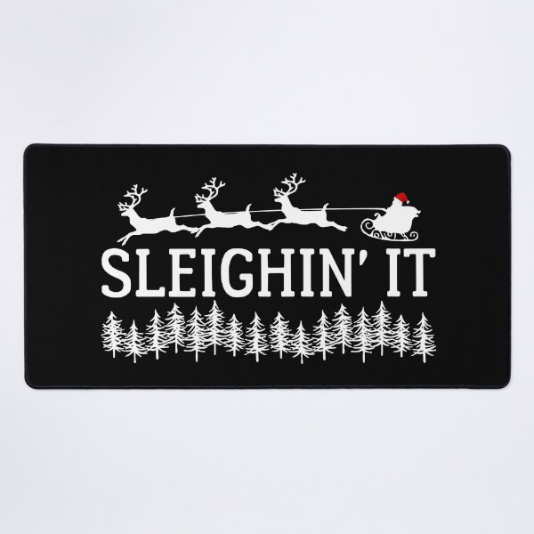 Item preview, Sleighin' it - Naughty or nice - Dear Santa I can explain - Santa riding high designed and sold by For the love of Pixels.