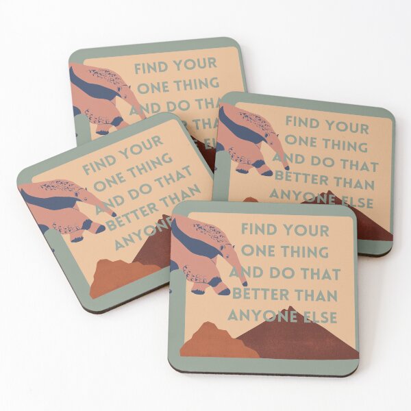 Item preview, Do Your One Thing Better Than Anyone Else (Anteater) designed and sold by baldbird.