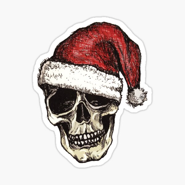 Item preview, Christmas Skull designed and sold by MVanHyll.