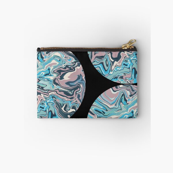 Item preview, Regression circle | paint pour | marble art designed and sold by Amanda Ozga.
