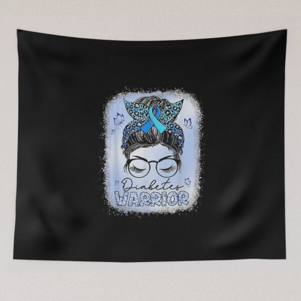 Item preview, Diabetes Warrior Awareness Diabetic Support designed and sold by Design99Hill.