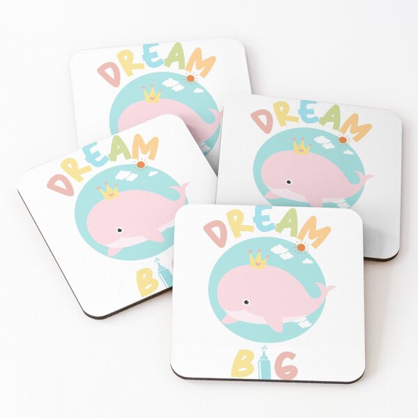 Item preview, Dream Big by Adorable Pink Whale designed and sold by DearSunny.