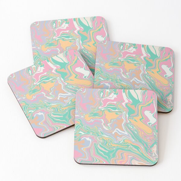 Item preview, Pastello brilliance | liquid pour | marble art designed and sold by Amanda Ozga.