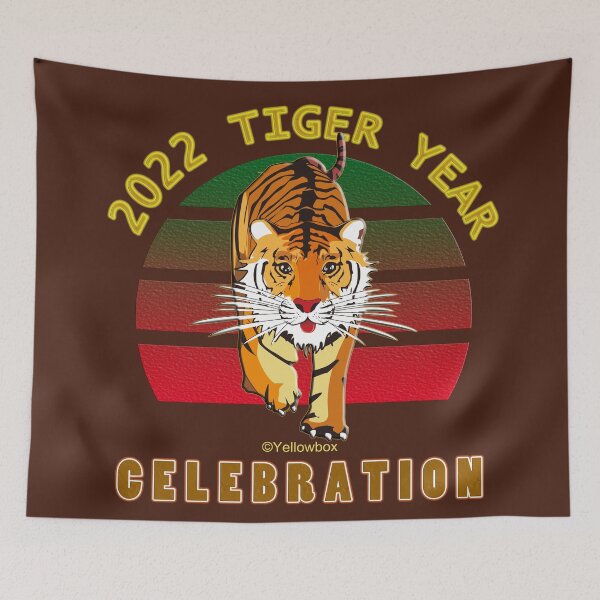 Item preview, 2022 Celebrating Year of The Tiger - Yellowbox ink painting designed and sold by twyellowbox.