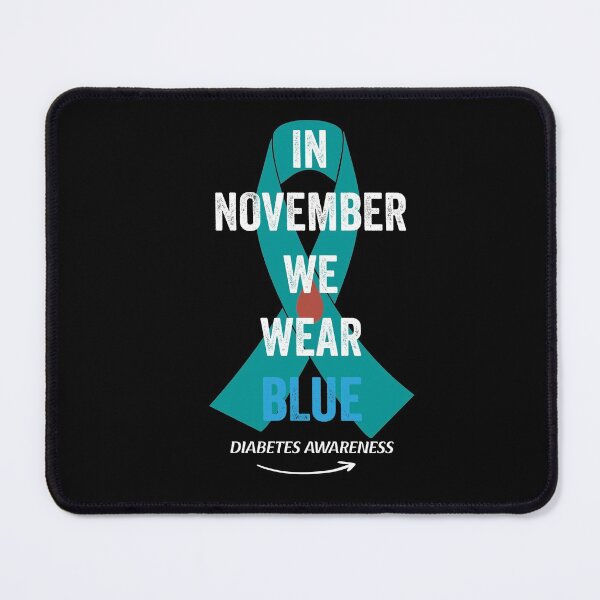 Item preview, In November Wear Blue , Gift For mom , diabetes shirt designed and sold by jake aff47.