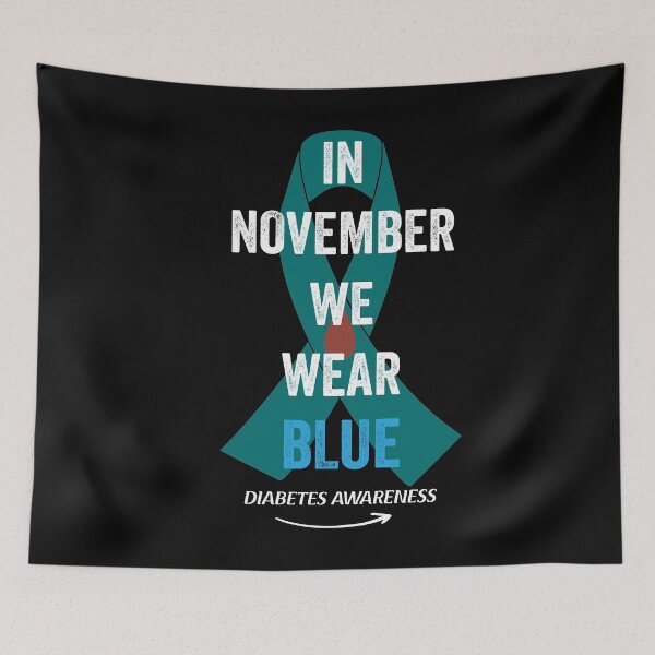 Item preview, In November Wear Blue , Gift For mom , diabetes shirt designed and sold by jake aff47.