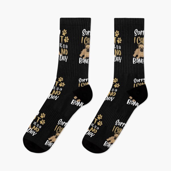 Item preview, Sorry, I can’t, it’s a no bones day! Funny pug design. designed and sold by HROC.