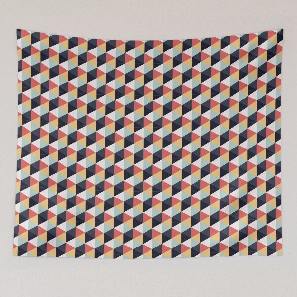 Item preview, Colourful Hexagon Geometric Hex Pattern -   designed and sold by P05S.
