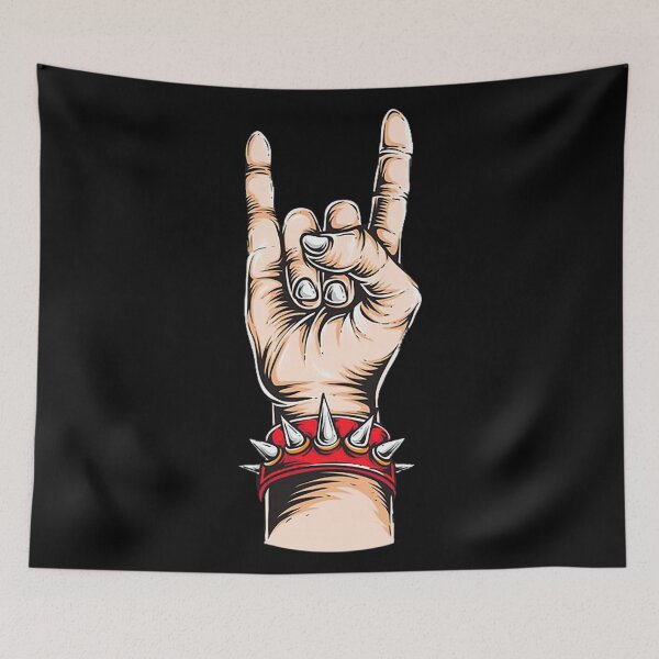 Item preview, Rock sign Red bracelet designed and sold by MAX SDCH.