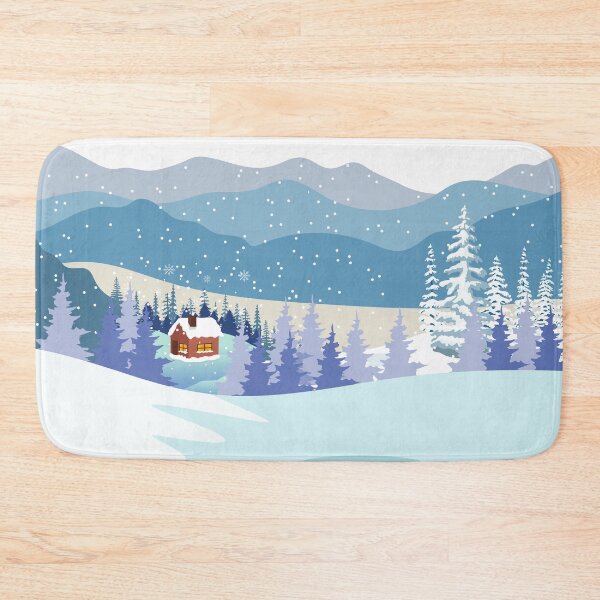 Item preview, Snowy Little Cottage designed and sold by Erika Bartha.