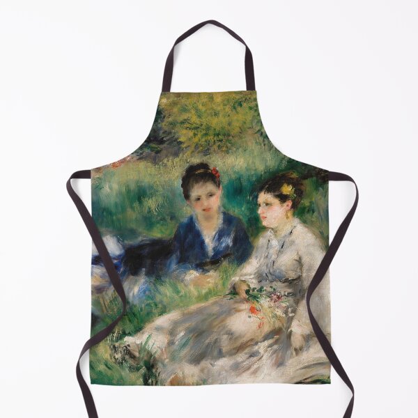 Item preview, Impressionist Painting On the Grass (Jeunes femmes assises dans l'herbe) (1873) by Pierre-Auguste Renoir designed and sold by Designedbysm.