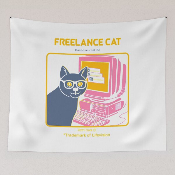 Item preview, Freelancer T-ShirtFreelancer cat designed and sold by AlmaGeorge.