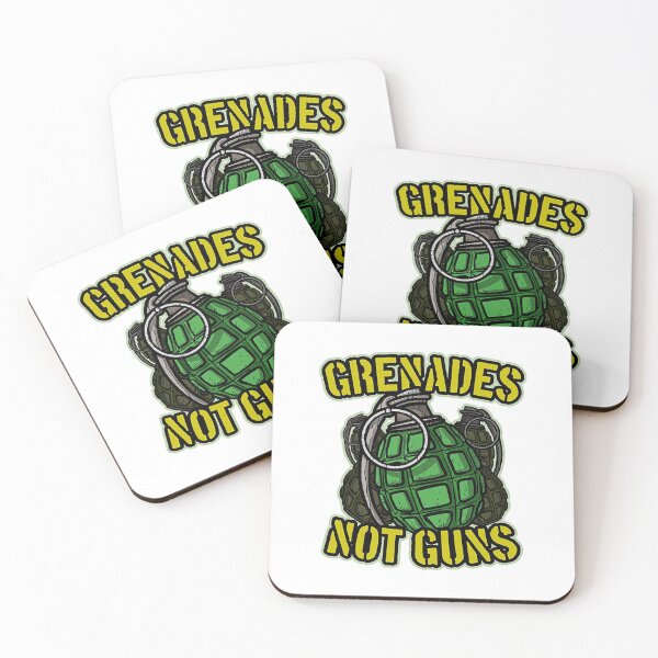 Item preview, Grenades T-ShirtGrenades Not Guns designed and sold by AlmaGeorge.