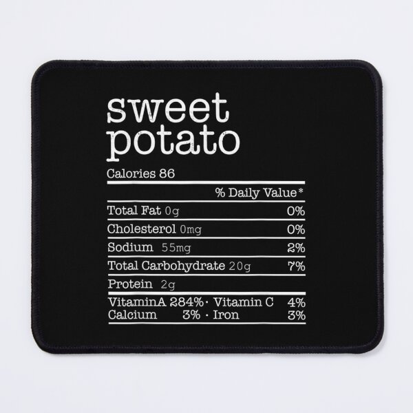 Item preview, Sweet Potatoes Nutrition Facts Thanksgiving Christmas Food designed and sold by Delores Kinder.