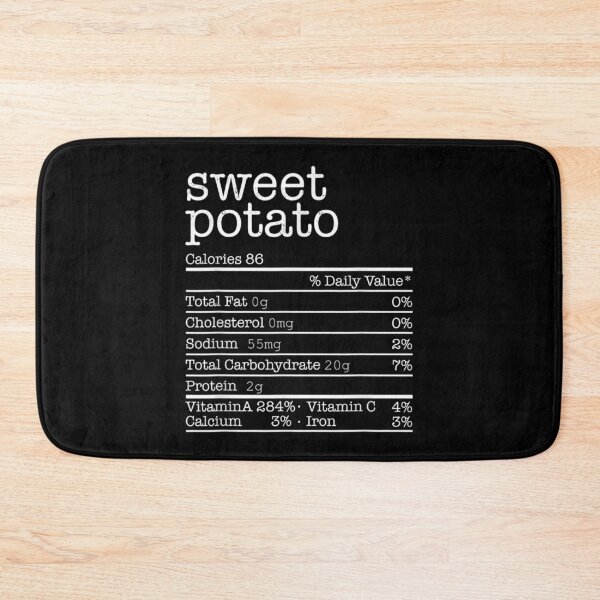 Item preview, Sweet Potatoes Nutrition Facts Thanksgiving Christmas Food designed and sold by Delores Kinder.