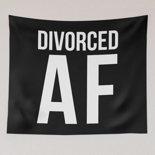 Item preview, Divorce AF designed and sold by Bendthetrend.