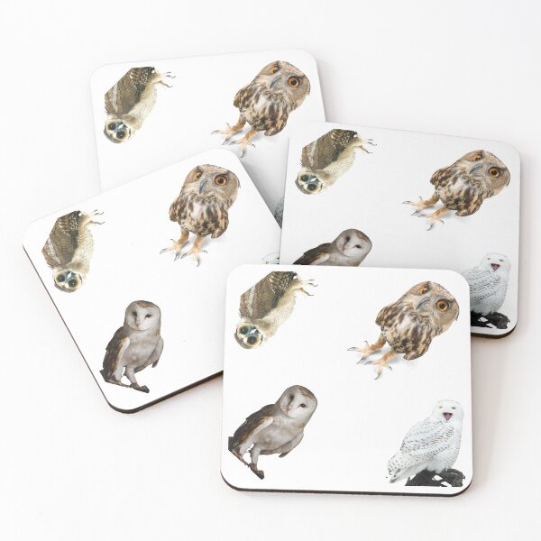 Item preview, 3rd Standing Owls Stickers Pack. Essential For Every Owl Lover. Suitable For Laptops, Walls, Cars - Cute designed and sold by AnimalStickers-.