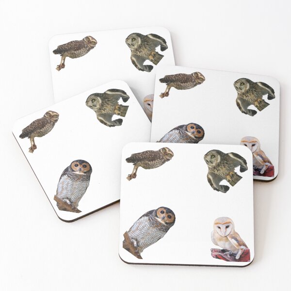 Item preview, 4th Standing Owls Stickers Pack. Essential For Every Owl Lover. Suitable For Laptops, Walls, Cars - Cute designed and sold by AnimalStickers-.
