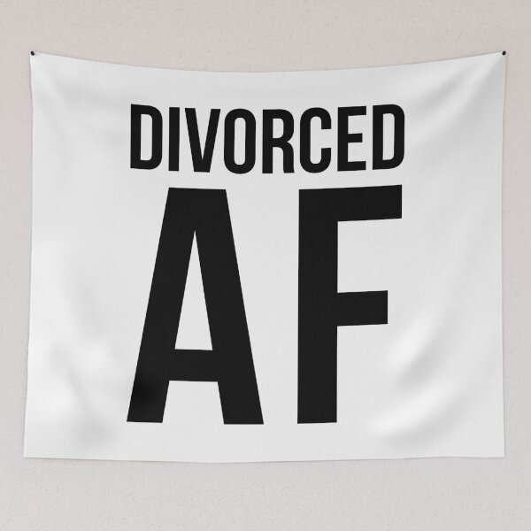 Item preview, Divorced AF designed and sold by Bendthetrend.