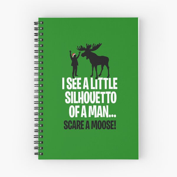 Item preview, Christmas Rock Music I see a little silhouetto of a man scare a Moose designed and sold by LaundryFactory.