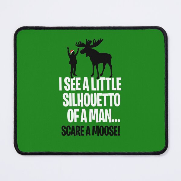 Item preview, Christmas Rock Music I see a little silhouetto of a man scare a Moose designed and sold by LaundryFactory.