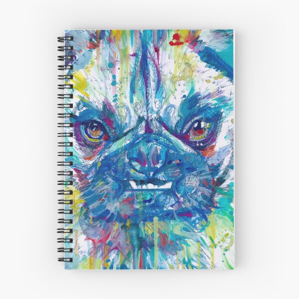 Item preview, ANGRY PUG watercolor portrait designed and sold by lautir.