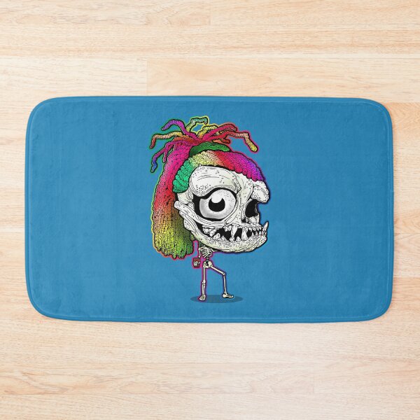 Item preview, Rainbow Dreadlock Funky Skull Skeleton with body designed and sold by iduzarts.