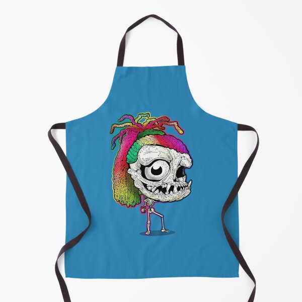 Item preview, Rainbow Dreadlock Funky Skull Skeleton with body designed and sold by iduzarts.