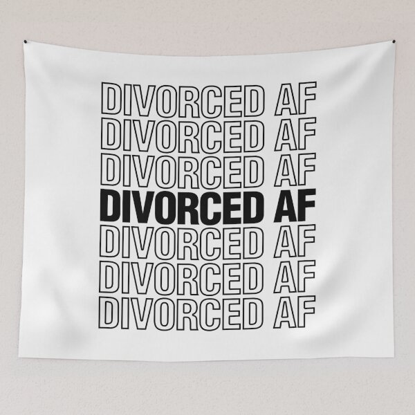 Item preview, Divorced AF designed and sold by Bendthetrend.