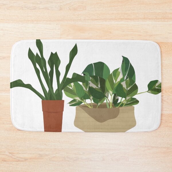 Item preview, Beautiful Sansevieria zeylanica green leaves and Epipremnum aureum or money plant for home decoration in the terracotta pot. White isolated designed and sold by KARTICK DUTTA.