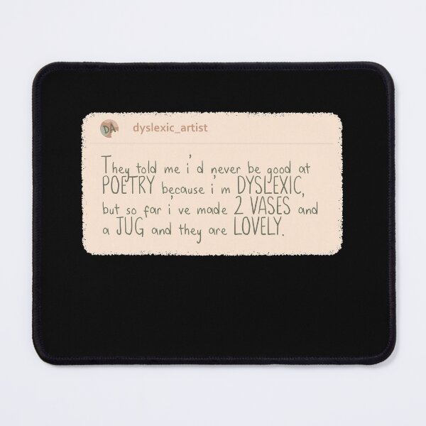 Item preview, Dyslexic Ceramic Artist designed and sold by Teequeque.