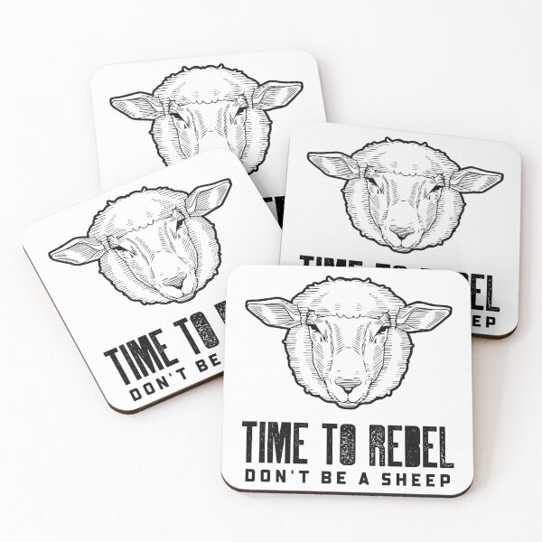Item preview,  Funny Rebel, dont be a sheep, Sheeple designed and sold by ArtOfRebellion.