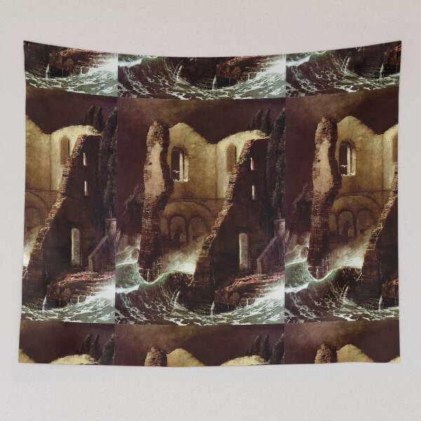 Item preview, The Chapel Die Kapelle - Arnold Böcklin  designed and sold by Vintage Designs +.