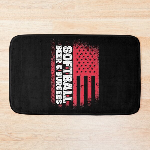 Item preview, Softball Beer And Burgers - US Flag product designed and sold by theodoros20.