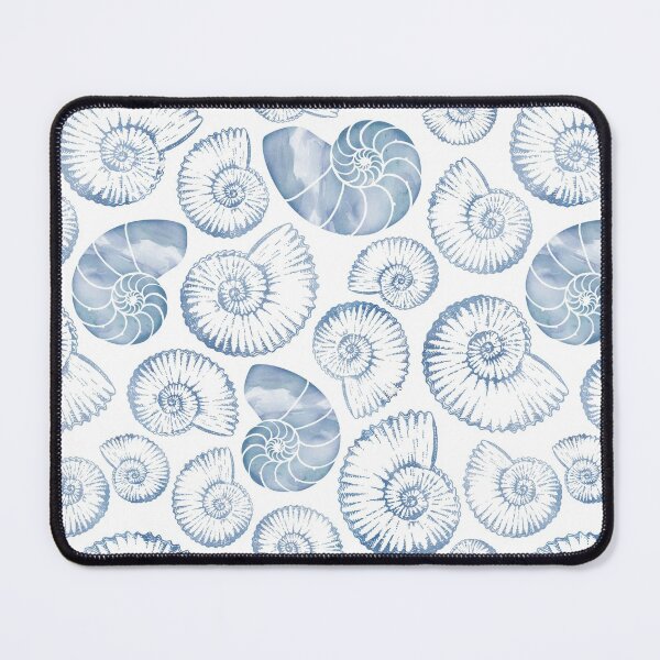 Item preview, Blue nautilus shells pastel designed and sold by adenaJ.