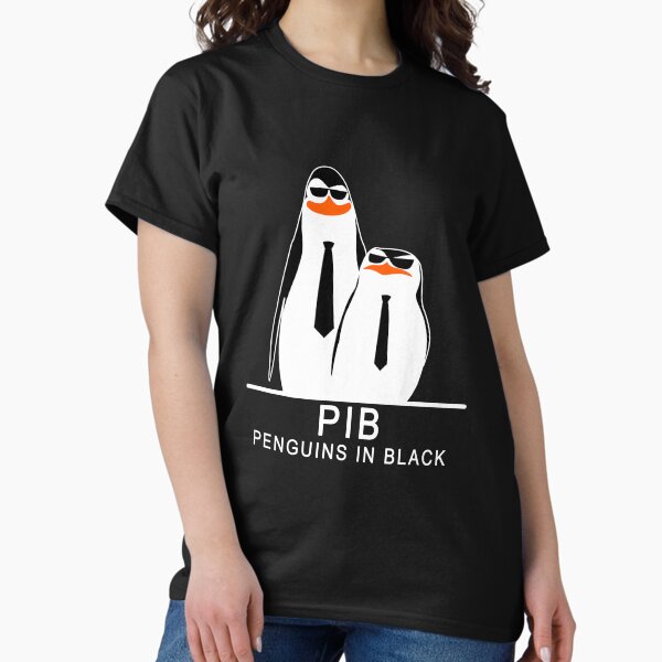 Vista previa del artículo con la obra «Pingüinos en negro», diseñado y vendido por Chrismas17.