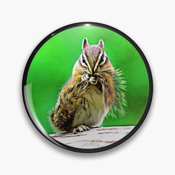 Item preview, Chipmunk Portrait designed and sold by RevolutionInPaint.