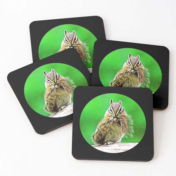 Item preview, Chipmunk Portrait designed and sold by RevolutionInPaint.