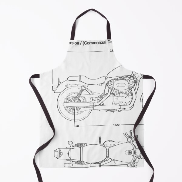 Item preview, Motorcycle Blueprint vintage designed and sold by alucardstore.