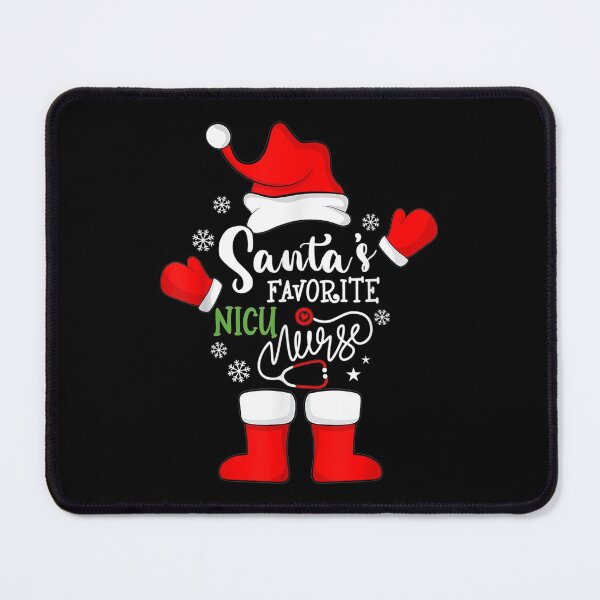 Item preview, Xmas Santa's Favorite NICU Nurse Merry Christmas Nursing designed and sold by Delores Kinder.