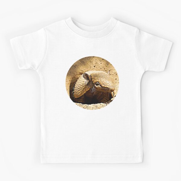 Armadillo Portrait Kids T-Shirt